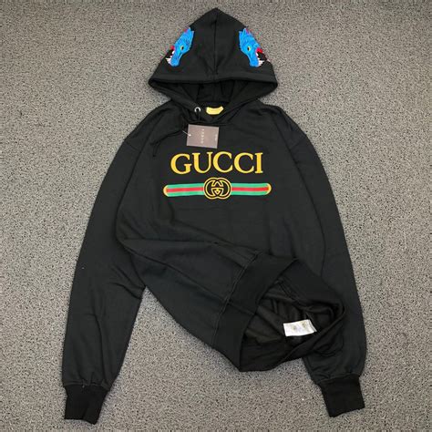 jaket gucci original|gucci hooded jacket.